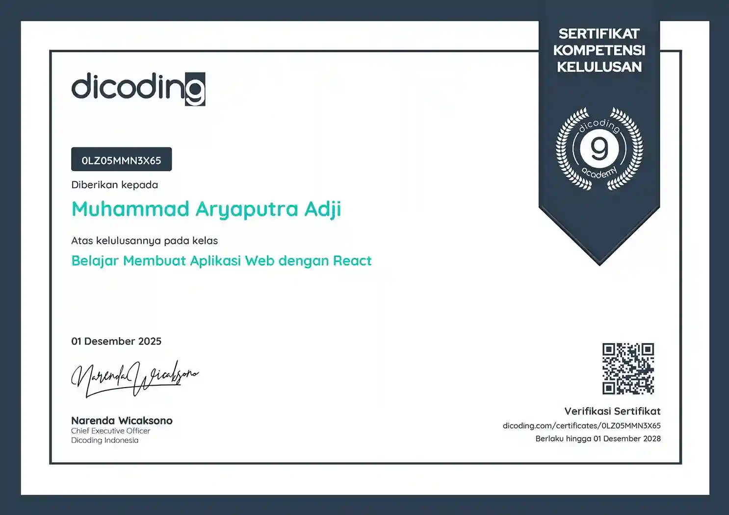 Dicoding App React