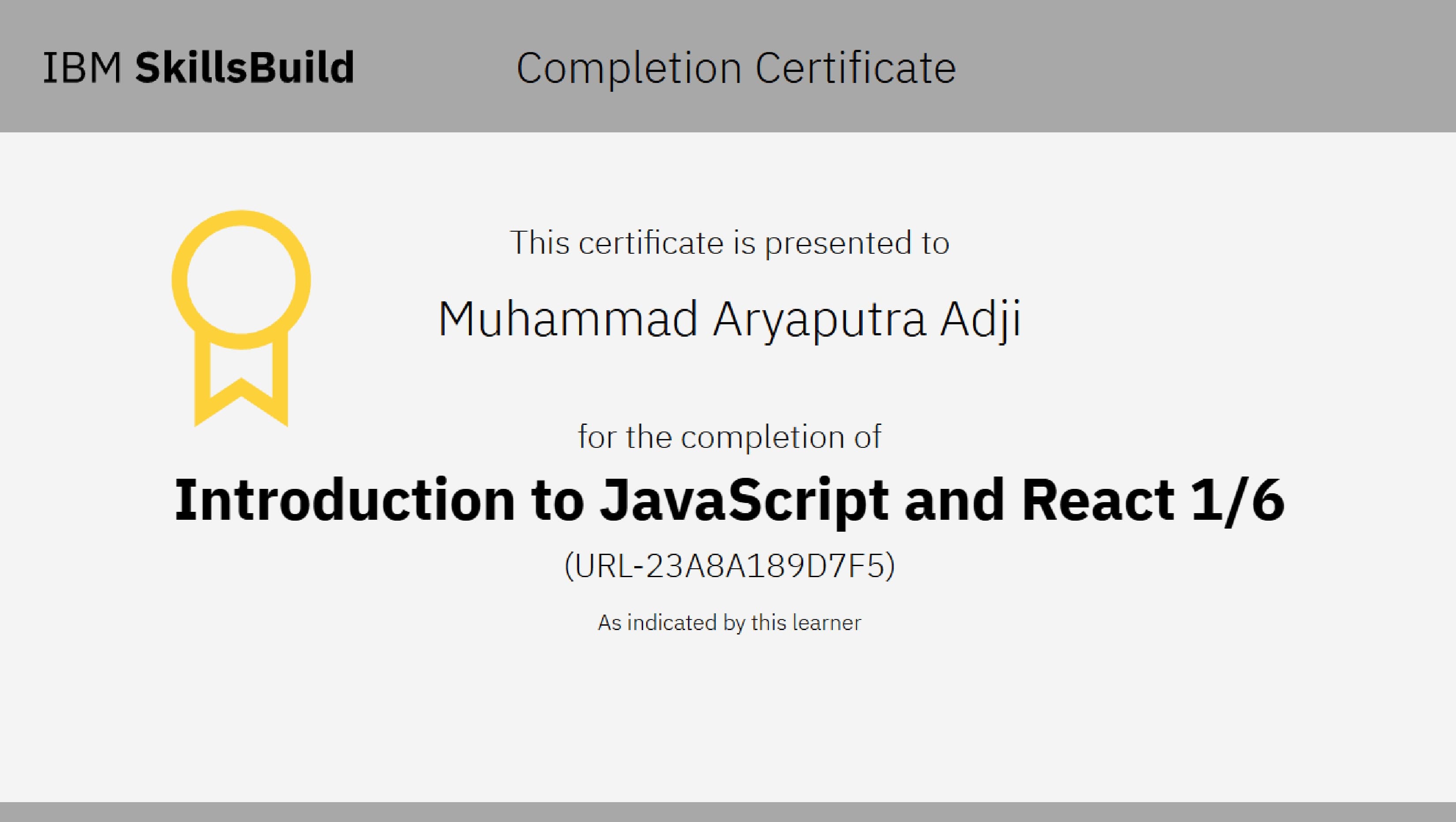 IBM ReactJS 1